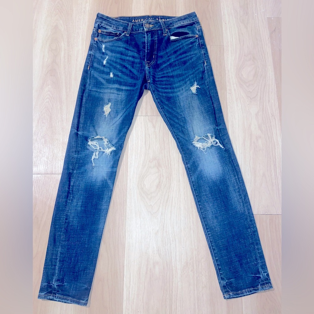 American Eagle Men's Next Level Flex Slim Taper Jeans (30x30)